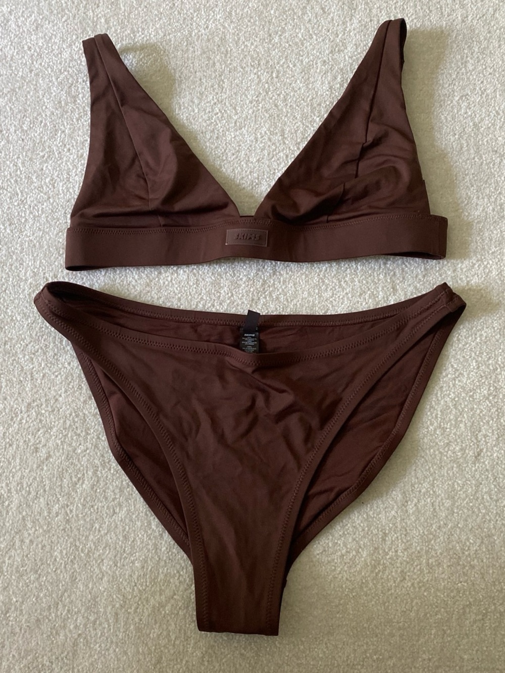 Skims recycled swim bikini set